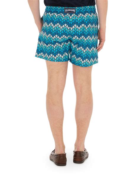 Vilebrequin Moorea Swim Shorts Herringbone Turtles Acheter Vilebrequin