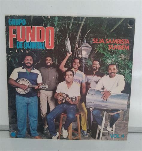 Lp Disco Vinil Grupo Fundo de Quintal Seja Sambista Também Item de