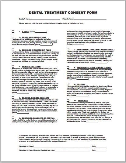 Sample Medical Consent Form Printable Medical Forms Letters And Sheets