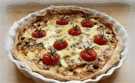 Philo Aux Fourneaux Quiche Roquefort Noix Tomates Cerises Pour Le