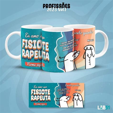 Caneca Flork Profissões Fisioterapia Elo7 Produtos Especiais