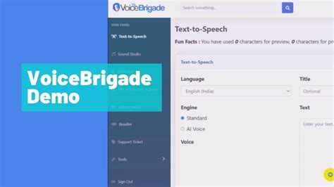 VoiceBrigade Demo Transform Any Text Into A Human Sounding Voiceover