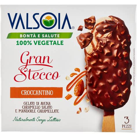 Gelato Stecco Croccantino Caramello Mandorle X Valsoia G Coop Shop