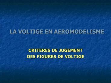 PPT LA VOLTIGE EN AEROMODELISME PowerPoint Presentation Free To