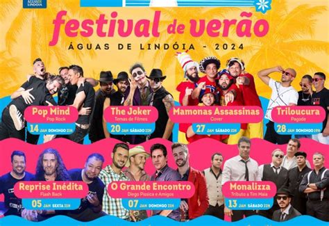 Notícia Festival De Verão De Águas De Lindoia Terá Mais De 30