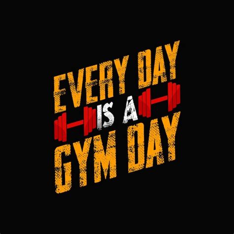 Premium Vector Gym T Shirt Design Gym Typography Vector Illustration