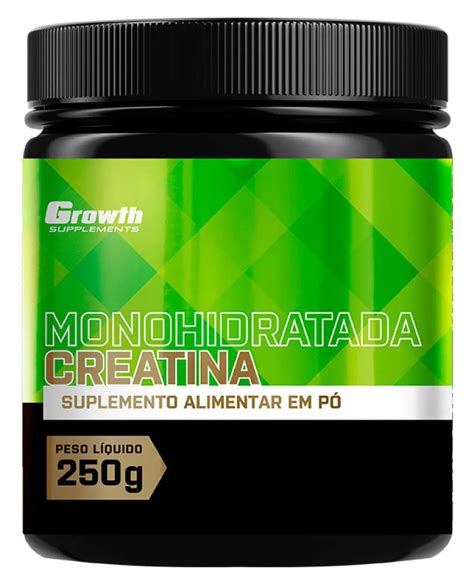 Creatina Monohidratada 250g Growth Supplements Sabor Natural Drogasil