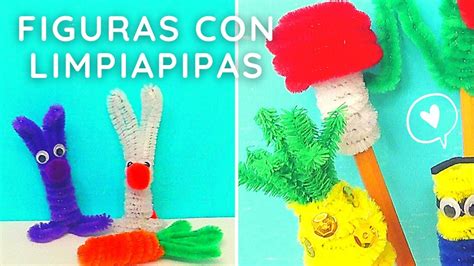 Figuras fáciles con LIMPIAPIPAS Easy crafts to make with pipe cleaners