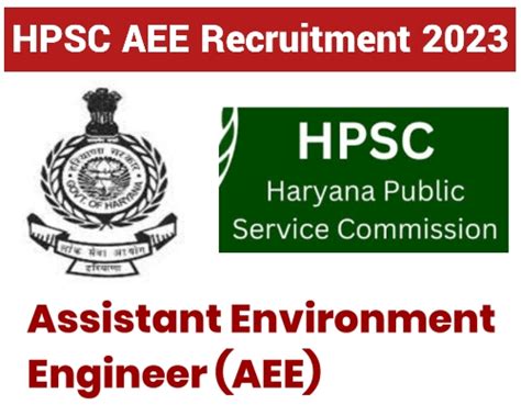 Hpsc Aee Reruitment 2023 Notification And Apply Online Haryanajobs Alertcom