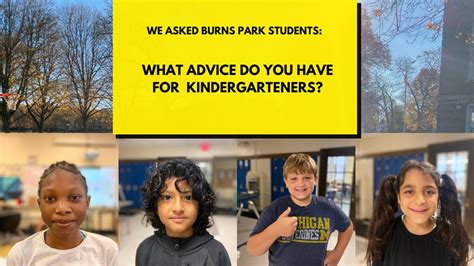 We Asked Burns Park Students What Advice Do You Have For