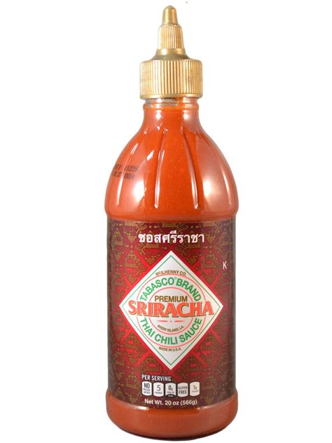 Tabasco Sriracha Thai Chili Sauce The Hot Sauce Stop