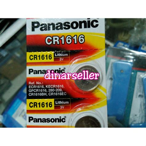 Jual BATERAI PANASONIC CR 1616 CR1616 NEW ORIGINAL UNTUK REMOTE MOBIL