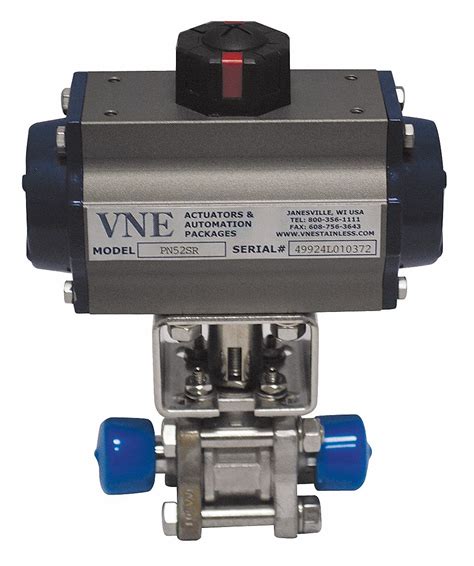 Grainger Approved In Spring Return Fail Close Pneumatic Actuated