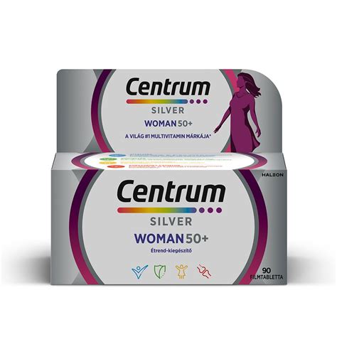 Centrum Silver Woman 50 Multivitamin Filmtabletta Nőknek 90db