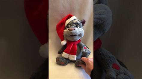 Talking Friends Tom Cat Santa Talk Back Plush Youtube