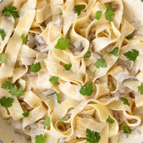 Creamy Mushroom Pappardelle