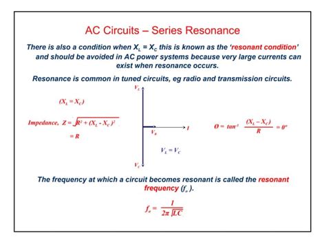 Elect Principles 2 Ac Circuits Series Resonance Ppt