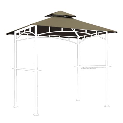 Euromax Cover 5x8 Bbq Grill Gazebo Replacement Canopy Outdoor Patio