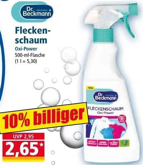 Dr Beckmann Fleckenschaum Ml Flasche Angebot Bei Norma