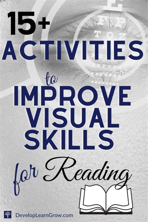 15 Activities To Improve Visual Skills For Reading Vision Therapy