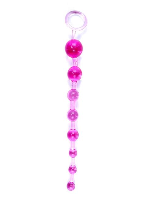 Plug Kulki Jelly Anal Beads Pink Intimate Distribution