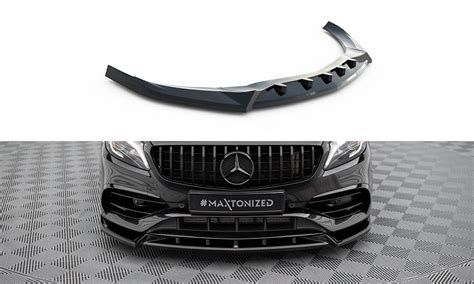 Front Splitter V2 Mercedes Benz A Amg Line W176 Facelift