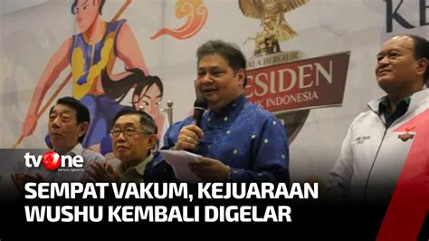 Airlangga Hartarto Buka Kejurnas Piala Presiden Wushu Kabar Pagi