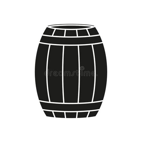 A Barrel Of Wine Or Beer Icon Stock Vector Illustration Of Line Cask