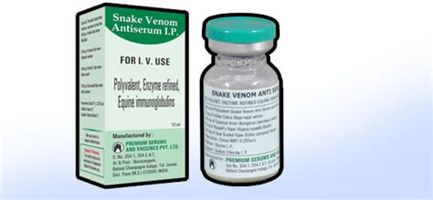 Snake Venom Antiserum I P Ml Liquid Vial At Best Price In Pune