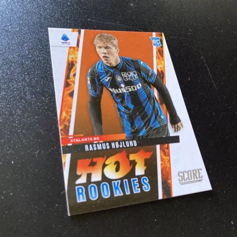 Panini Score Serie A 202223 Rasmus Hojlund No 6 Hot Rookie Card Eur 6