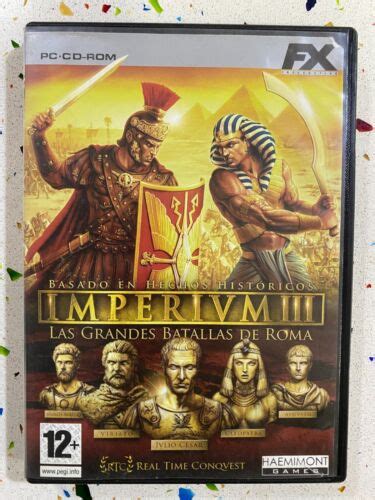 Imperium Iii Pc Cd Rom Las Grandes Batallas De Roma Basado Hechos