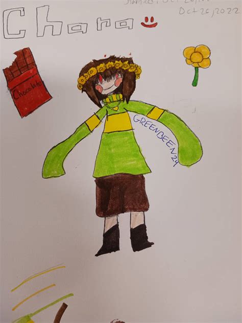 Chara fanart by GREENBEEN24 on DeviantArt