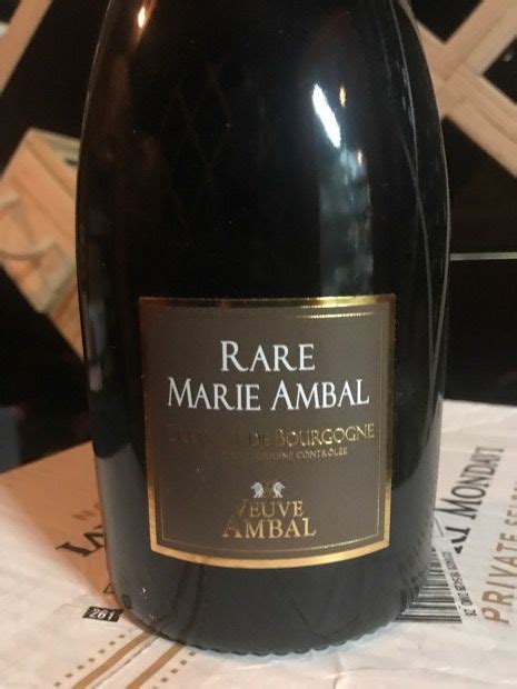 1993 Veuve Ambal Crémant de Bourgogne Rare Marie Ambal France