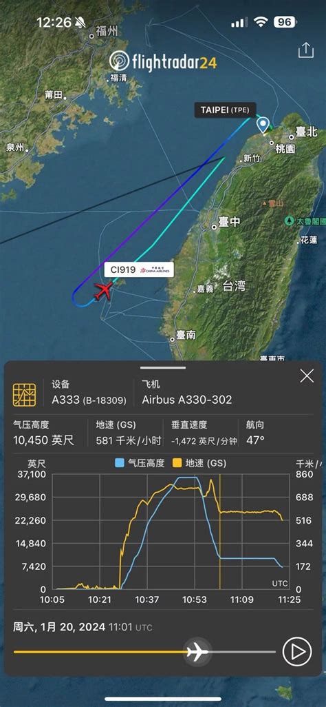 華航飛香港班機艙壓異常急u Turn降桃園 旅客狂打電話報平安 星島日報