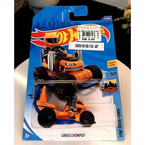 HOT WHEELS GRASS CHOMPER 2020 ORANGE RTH Shopee Malaysia