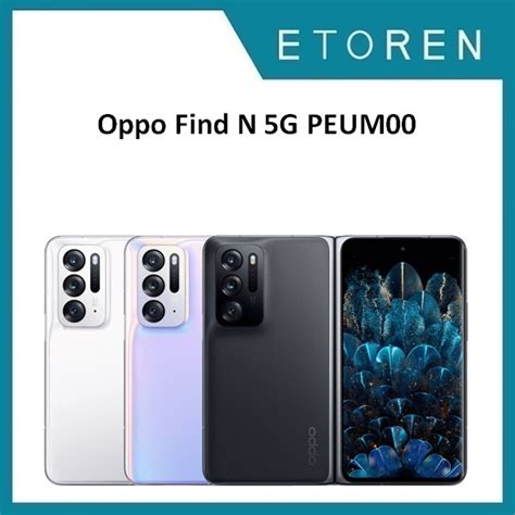 Oppo Find N 5G PEUM00 Dual Sim 512GB Black White 12GB RAM Shopee