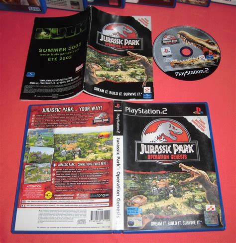 Jurassic Park Operation Genesis Playstation 2 Pal Prix Photo Présentation