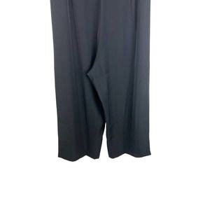 J Jill Pants Jumpsuits New Jjill Wearever Black Double Vneck