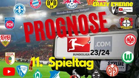 Bundesliga Prognose 11ter Spieltag Bundesliga Fußball Prognose News