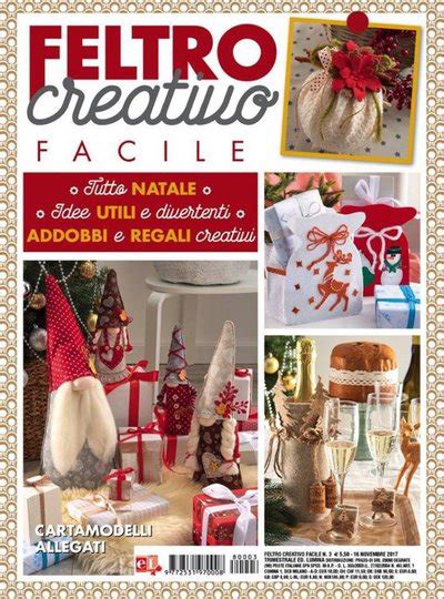 Rivista Feltro Creativo Facile N Natale Edizioni Lumina Libr