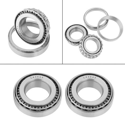 Buy 2 Pcs L44643 Steel Single Row High Speed Tapered Roller Bearings