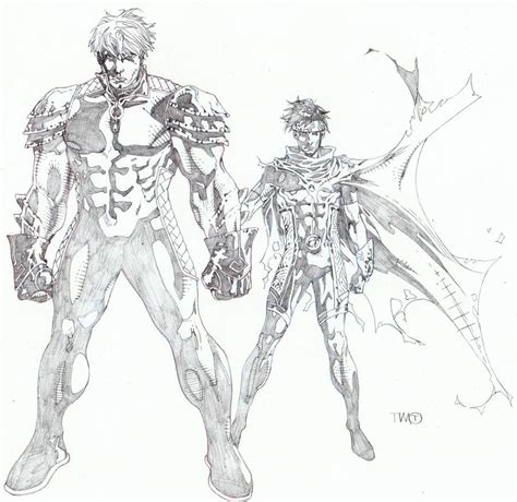 hulkling and Wiccan by timothygreenII on DeviantArt