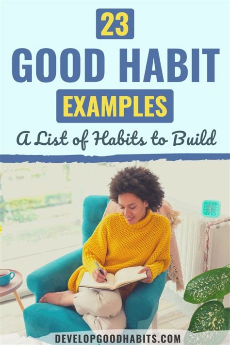 23 Good Habit Examples A List Of Habits To Build In 2024