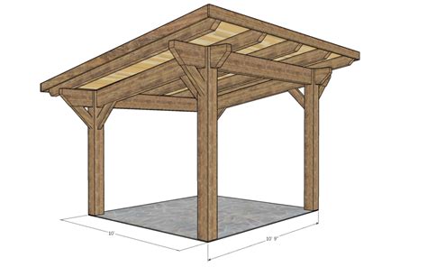 X Sloped Pergola Front Side Ontario Outdoor Rooms Pergolas