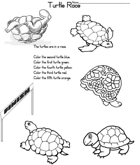 The Foolish Tortoise A To Z Kids Stuff Turtle Race Math Activity T