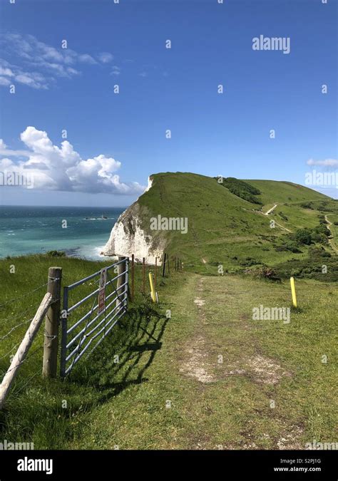 Jurassic Coast path Stock Photo - Alamy