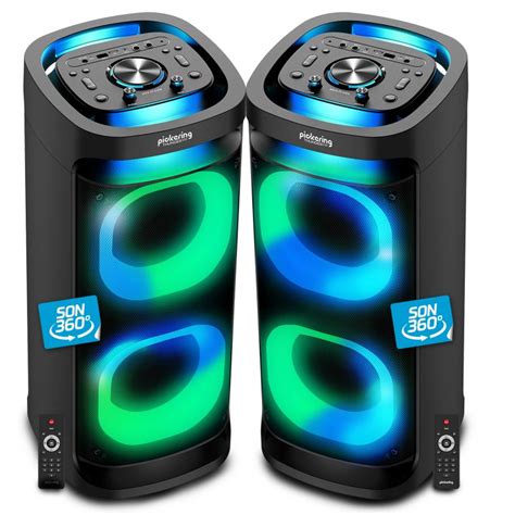 Paire D Enceinte 2x500W Son 360 USB Bluetooth 5 0 TWS RADIO FM 2