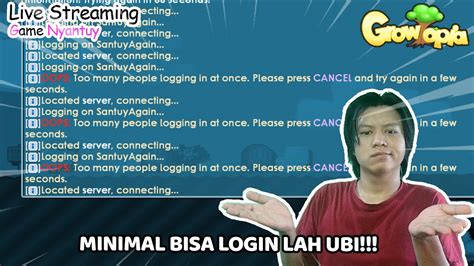 Syulit Login Lagi Live Growtopia Indonesia Game Nyantuy Youtube