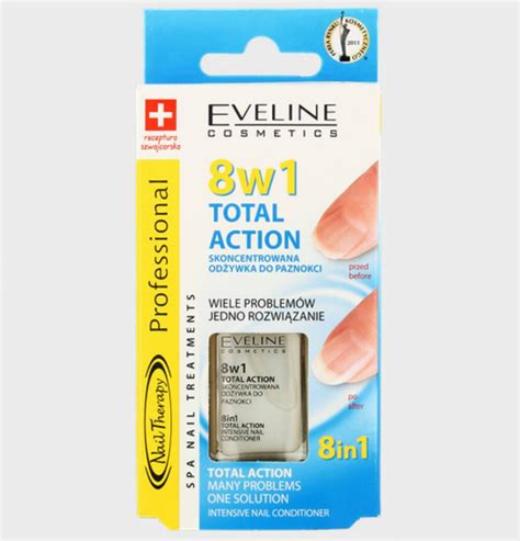 Opinie o: Eveline Cosmetics, Nail Therapy Professional, 8w1 Total ...