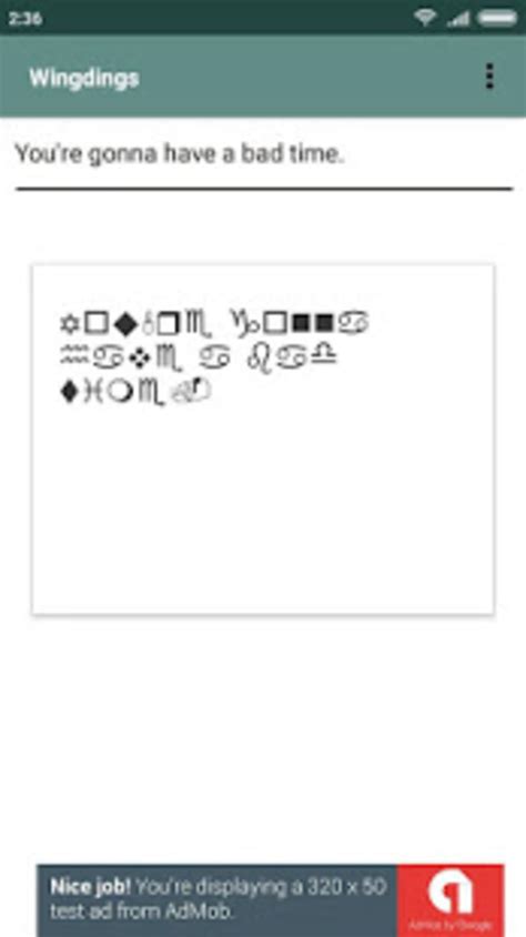 Write In Gaster Wingdings Para Android Descargar